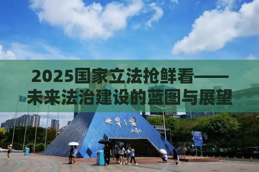 2025国家立法抢鲜看——未来法治建设的蓝图与展望